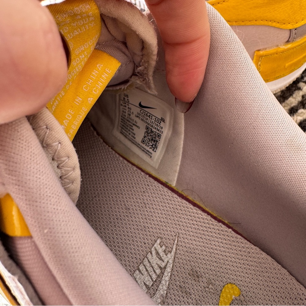 Nike Air Force 1 Shadow “Sunshine” Sneakers | White & Barely Rose | 8.5 - Picture 10 of 10